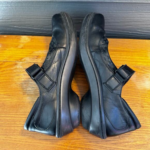 Naot Mary Jane Shoes Women’s 38 L7 Black Leather Comfort Orthopedic - Picture 3 of 10